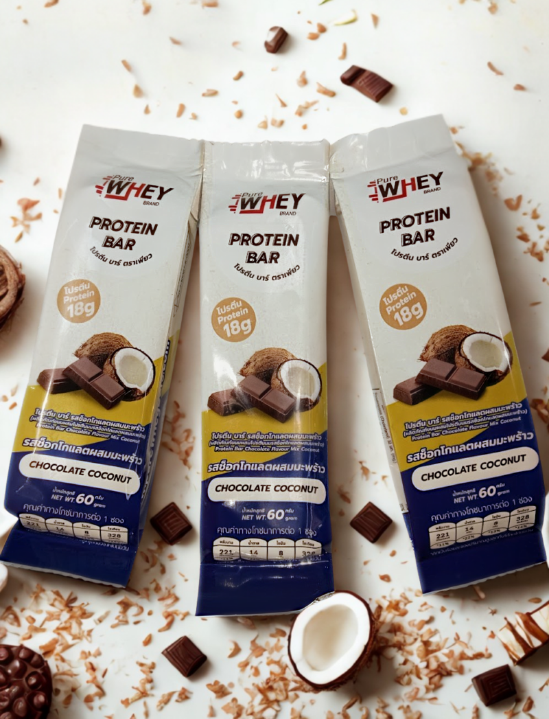 Pure Whey Chocolate Coconut Bar (60 grams)